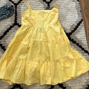 Pale yellow sundress